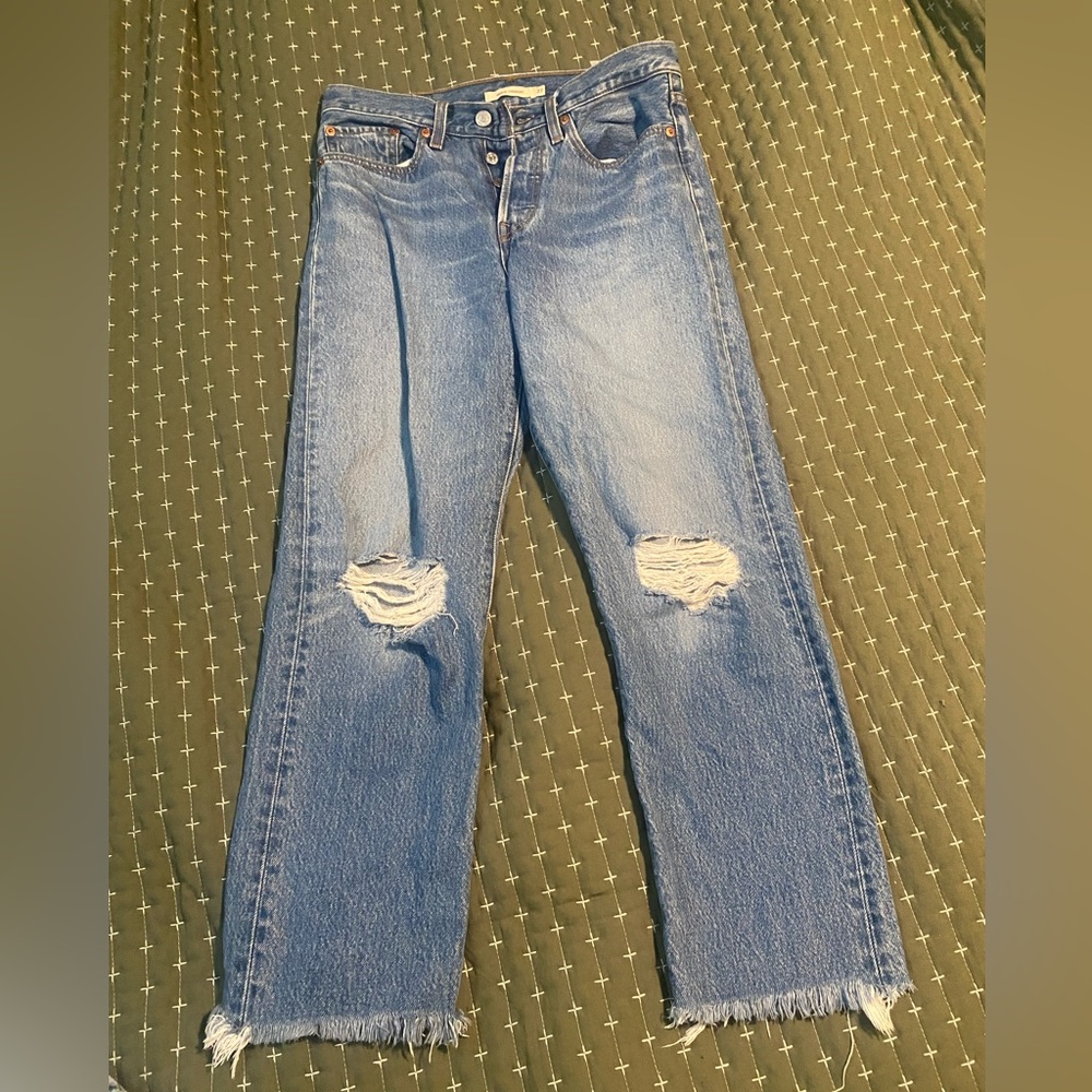 Levi’s wedgie straight denim jeans